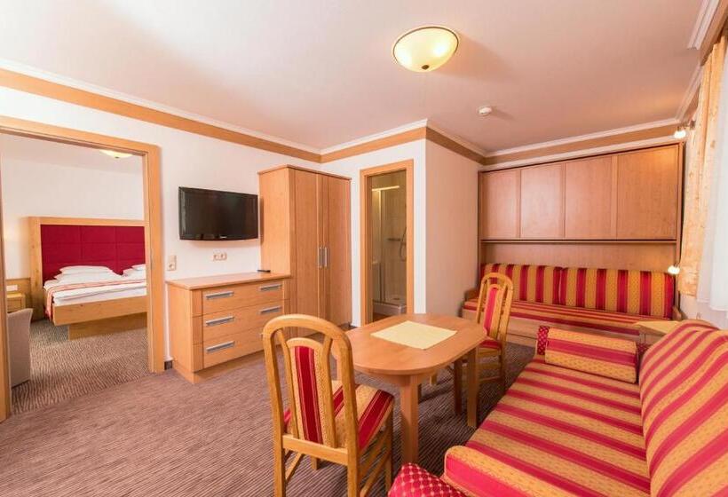 ファミリースイートの２ベッドルーム, Barbarahof Saalbach