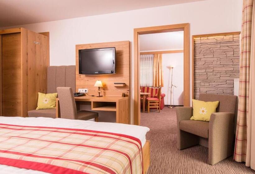 ファミリースイートの２ベッドルーム, Barbarahof Saalbach