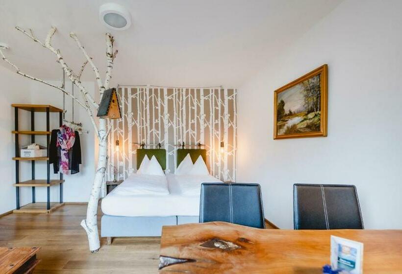 침실 1개 발코니 아파트, Das Franzl   Bett & Brot