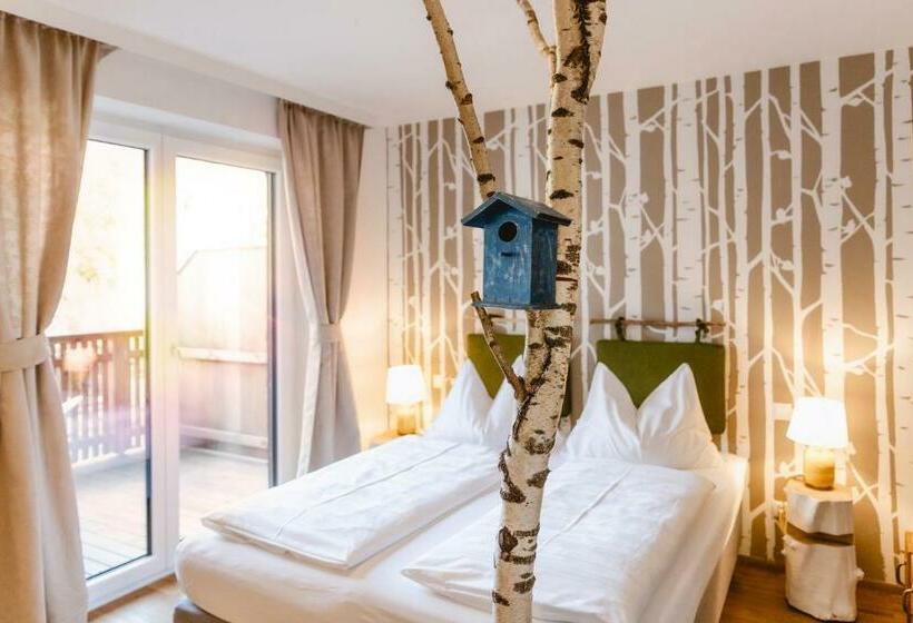 غرفة قياسية مزوَّدة بشُرفة, Das Franzl   Bett & Brot