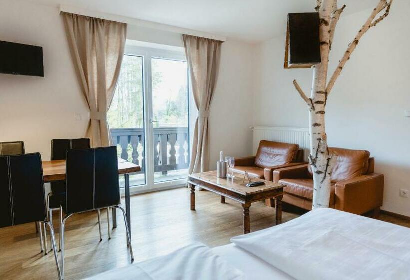 침실 1개 발코니 아파트, Das Franzl   Bett & Brot