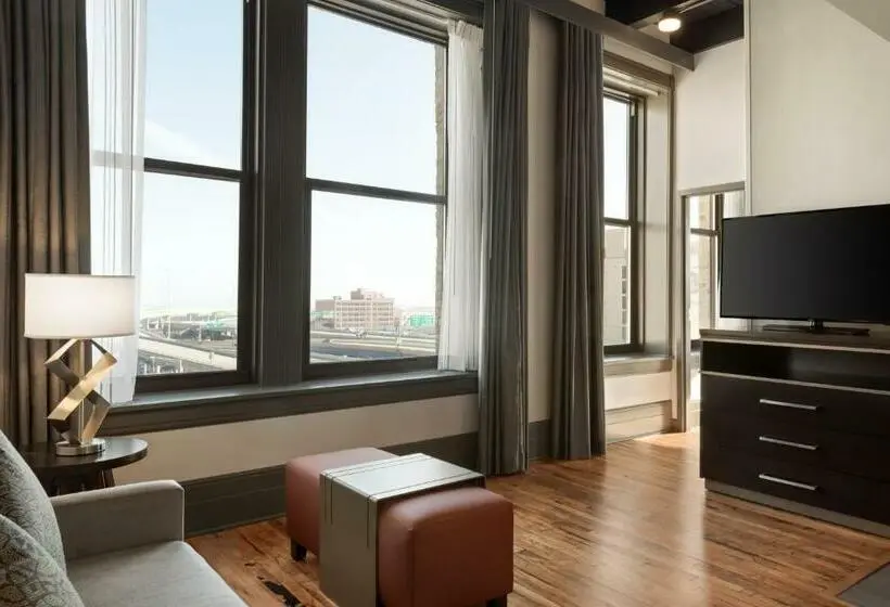 キングサイズベッドのスイートルーム, Homewood Suites By Hilton Milwaukee Downtown