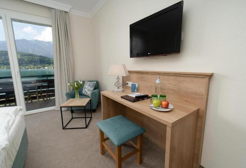 غرفة سوبيريور مزودة بشرفة, Inselhotel Faakersee