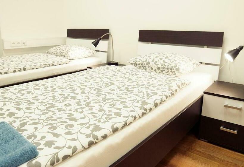 اتاق استاندارد با سرویس بهداشتی مشترک, Hostel Folks