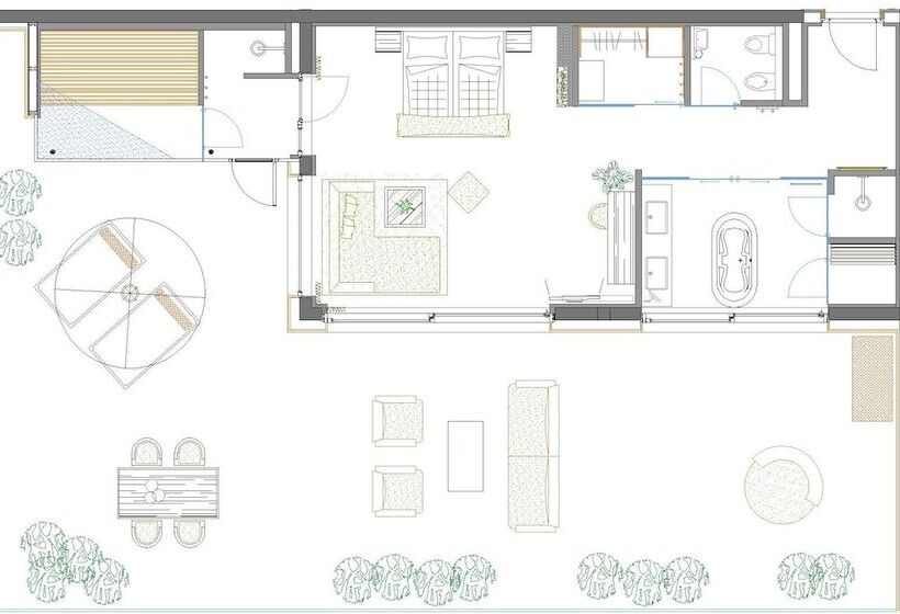 غرفة دور أخير, Sportresidenz Zillertal   4 Sterne Superior
