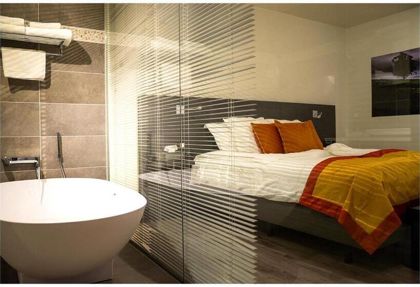 キングサイズベッドのデラックスルーム, Abalona Hotel & Apartments