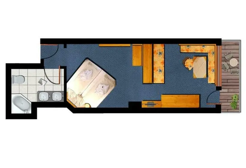 Comfort room with balcony, Sporthotel Bachmann