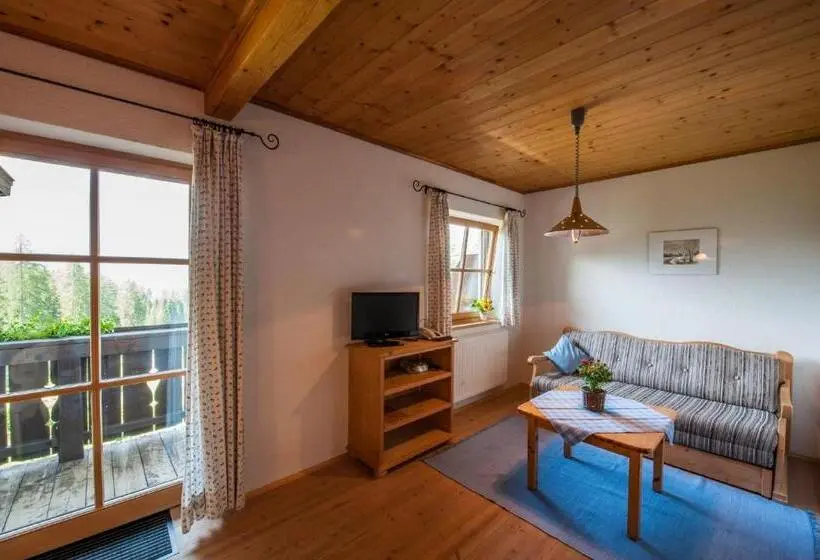Huoneisto 1 Makuuhuone Näkymä, Zugspitzhotel Diana Thörle