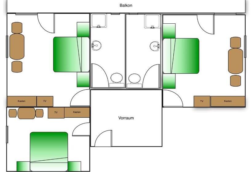 3침실 스위트, Pension Handle