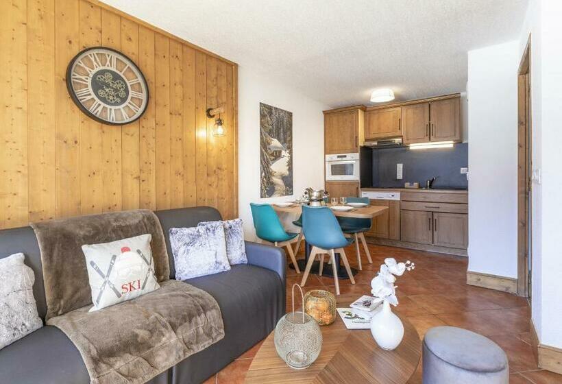 침실 1개 컴포트 아파트, Residence Club Mmv Le Hameau Des Airelles