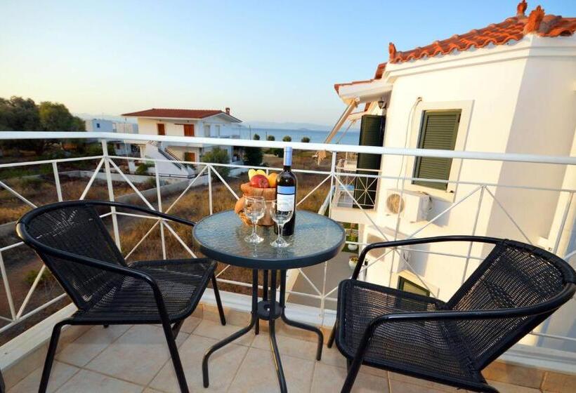 آپارتمان 1 خوابه با چشمانداز دریا, Koukounari Apartments