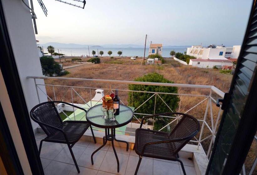 آپارتمان 1 خوابه با چشمانداز دریا, Koukounari Apartments