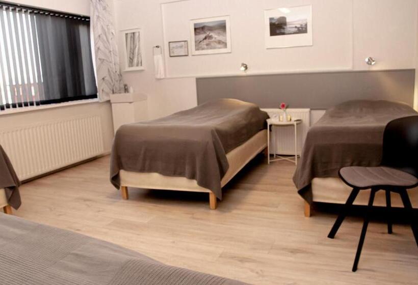 اتاق استاندارد چهارنفره با سرویس بهداشتی مشترک, B&b Guesthouse   Bed And Breakfast Keflavik Centre