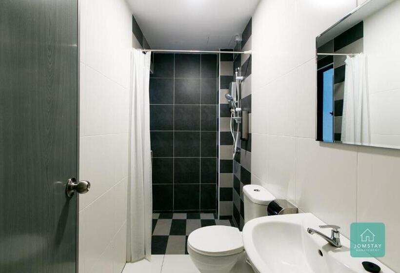 침실 3개 아파트, Jomstay Manhattan Suites Ipoh Water Park Homestay