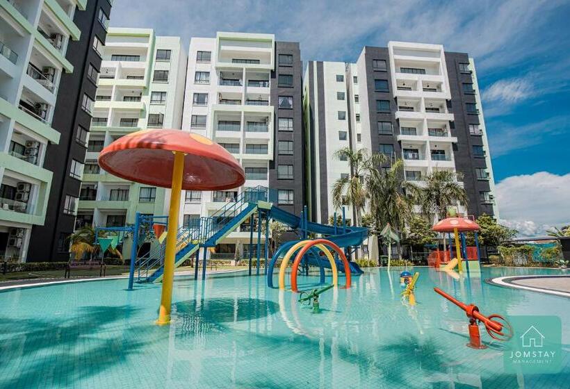 침실 3개 아파트, Jomstay Manhattan Suites Ipoh Water Park Homestay