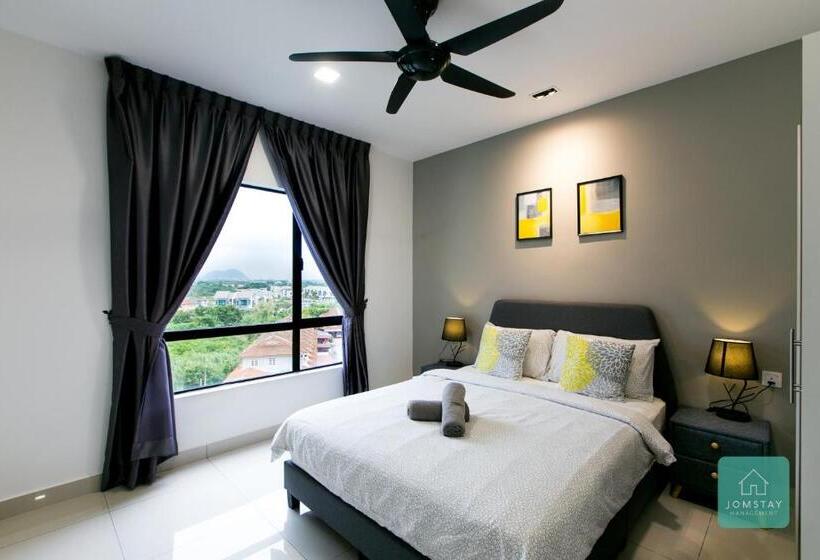 침실 3개 아파트, Jomstay Manhattan Suites Ipoh Water Park Homestay