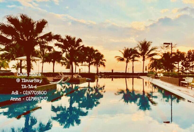 إستديو قياسى مطل على حمام السباحة, Timurbay Seafront Residence At Casa Inara