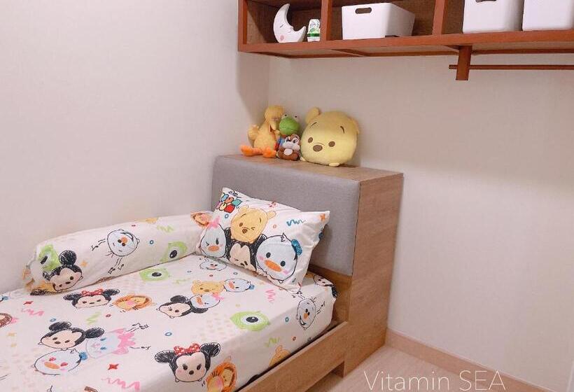 شقة غرفة واحدة مطلة على البحر, Vitamin Sea Timurbay Residence