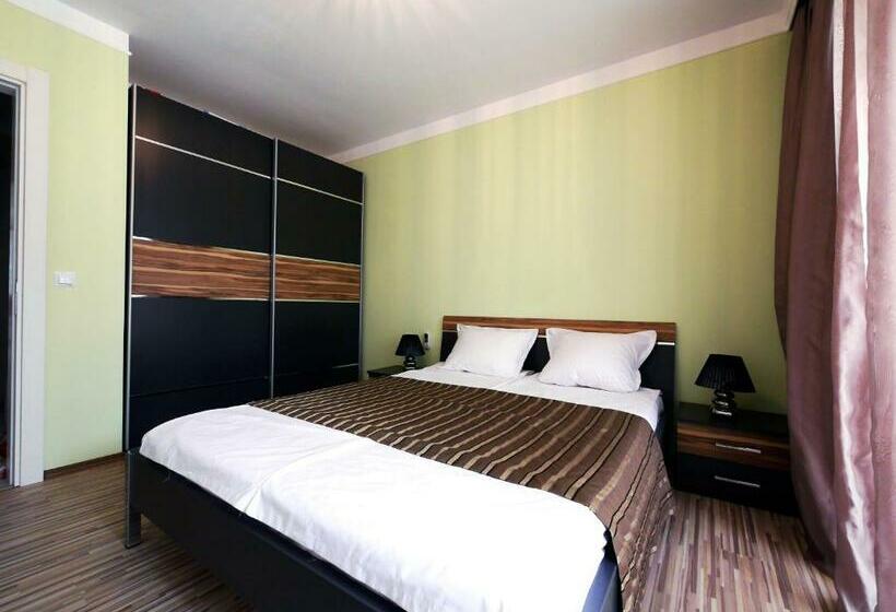 패밀리 룸 측면 바다 전망, Apart Hotel Stamopolu Lux с изглед към морето
