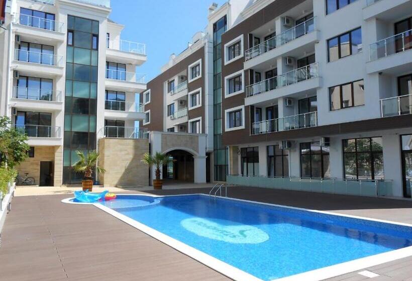 침실 1개 바다 전망 아파트, Apart Hotel Stamopolu Lux с изглед към морето