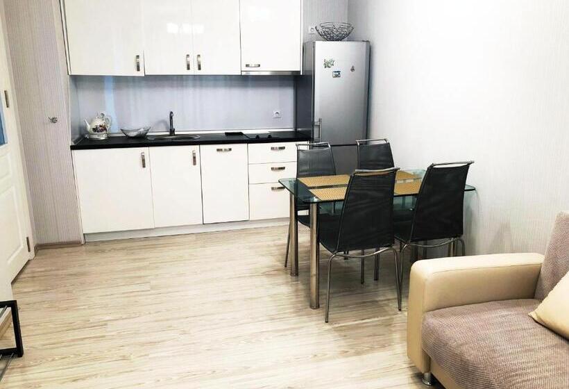 דירת חדר נוף לים, Apart Hotel Stamopolu Lux с изглед към морето