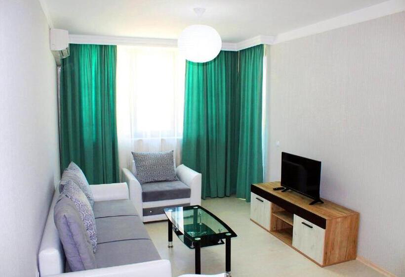 דירת שני חדרים, Apart Hotel Stamopolu Lux с изглед към морето