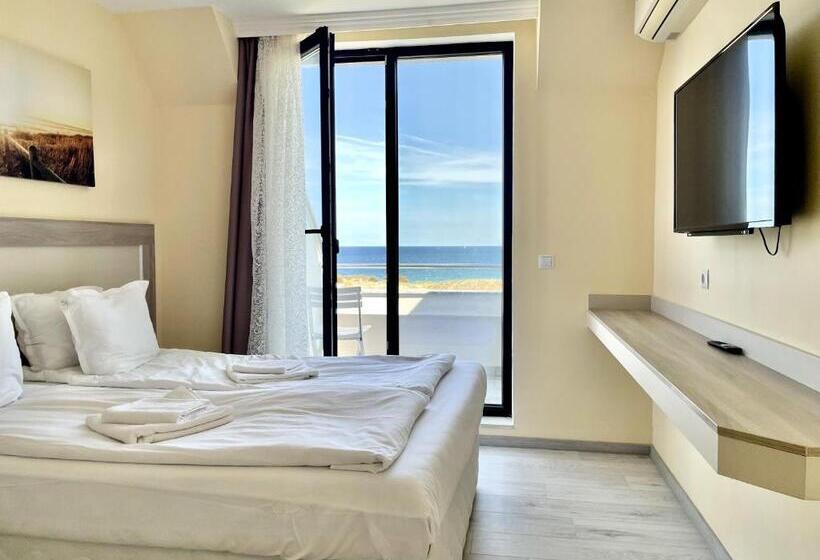 חדר דלוקס נוף לים, Apart Hotel Stamopolu Lux с изглед към морето
