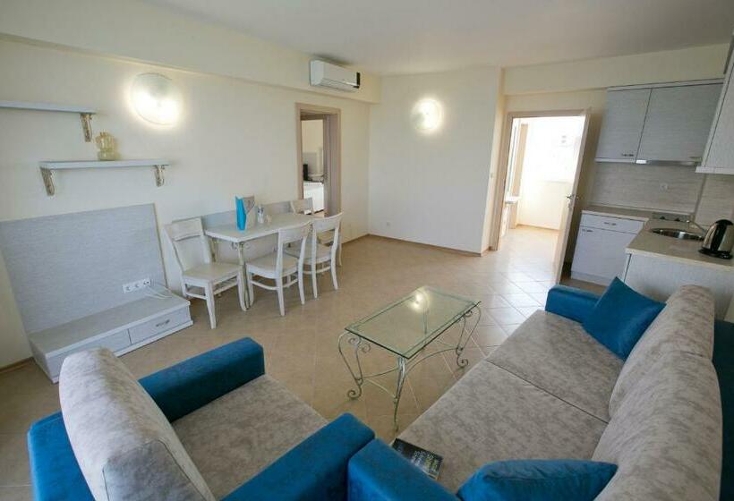 침실1개 아파트 발코니 바다 전망, Royal Bay Resort   All Inclusive And Free Beach Accsess