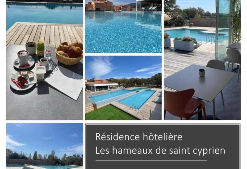 Апартаменты 1 Спальня Вид на Бассейн, Appartement 2 Pièces Dans Une Résidence Hôtelière Les Hameaux De Saint Cyprien