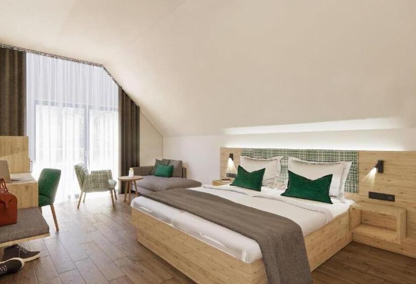 Quarto Deluxe com Sacada, Haus Weitblick By Spinnerhof