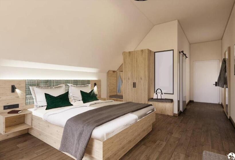 Quarto Deluxe com Sacada, Haus Weitblick By Spinnerhof