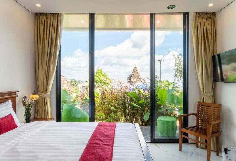 Семейный Номер Вид на Горы, Twospaces Living At Deros Resort & Cafe, Bogor