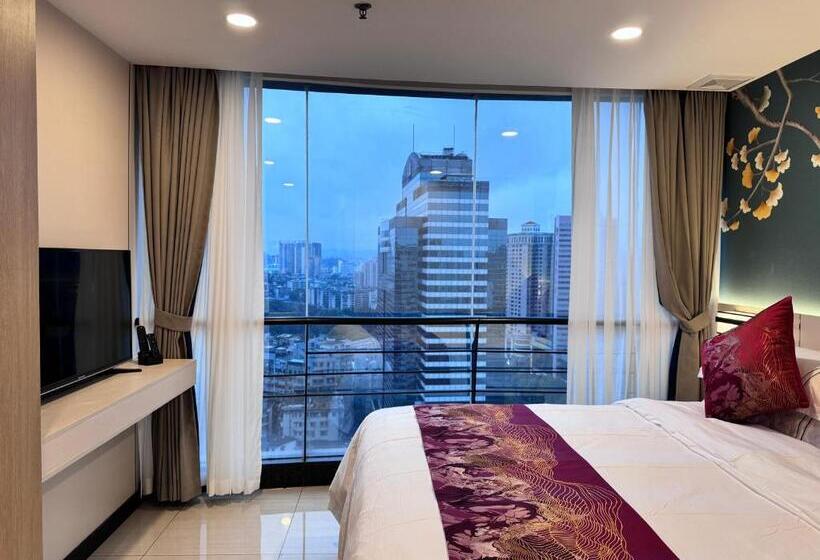 Номер Стандарт, Yixuan Yasi Apartment Free Shuttle During The Canton Fari