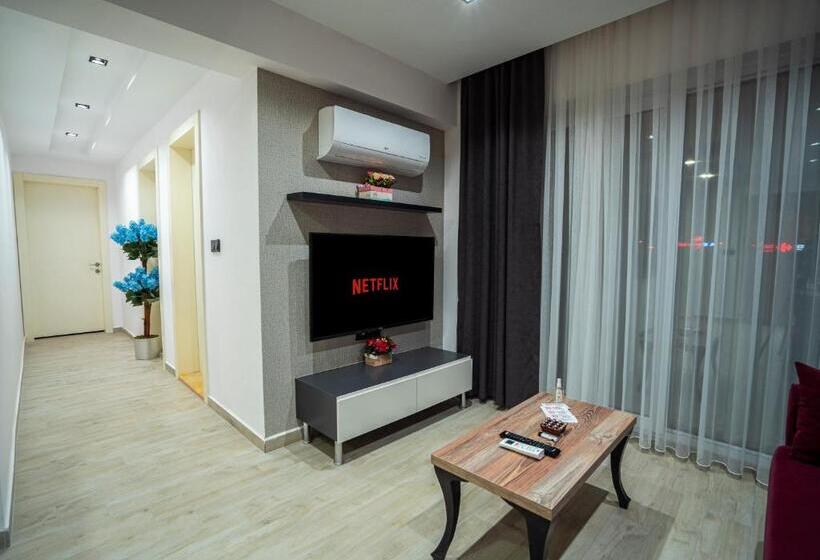 آپارتمان 1 خوابه با چشمانداز, Gül Resi̇dence