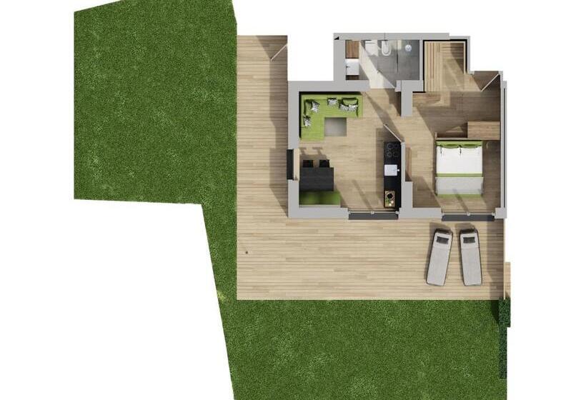 Апартаменты Superior 1 Спальня, Pension Haus Tirol