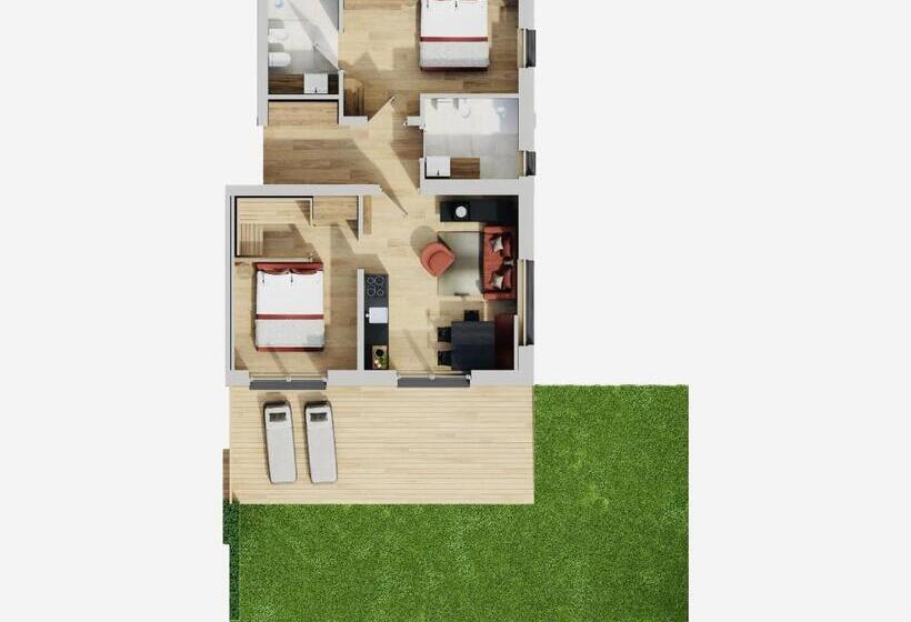 침실 1개 수피리어 아파트, Pension Haus Tirol