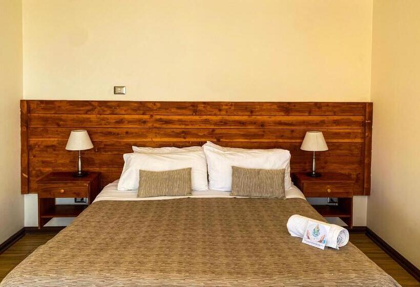 带大床的套房, Cabañas Caleta Hueso