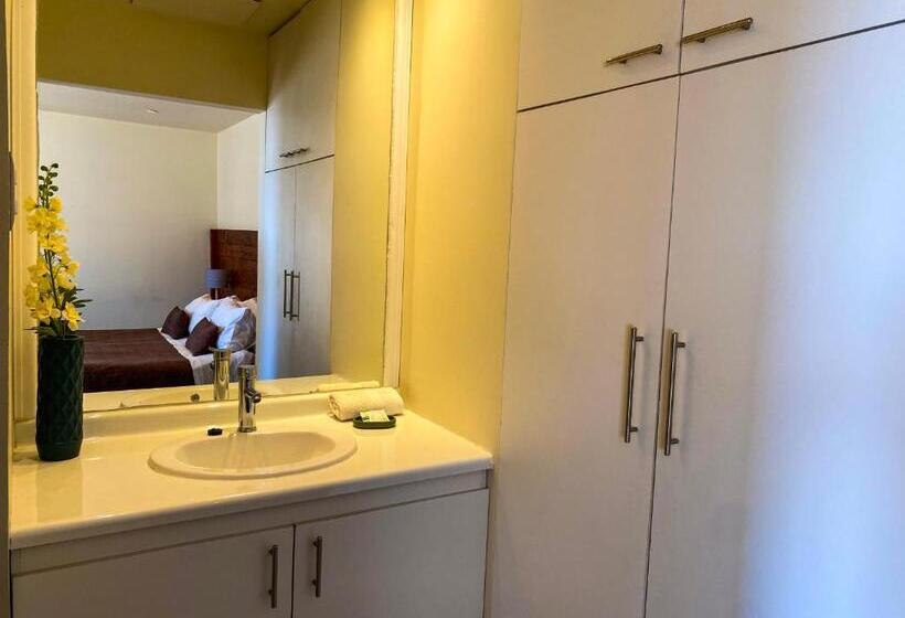 带大床的套房, Cabañas Caleta Hueso