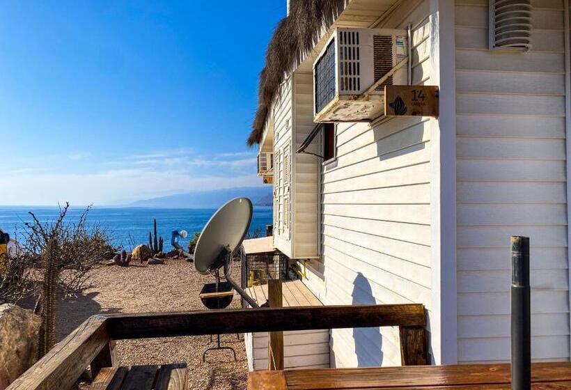 带1个卧室带花园景观的公寓, Cabañas Caleta Hueso