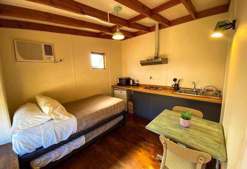 带1个卧室带花园景观的公寓, Cabañas Caleta Hueso