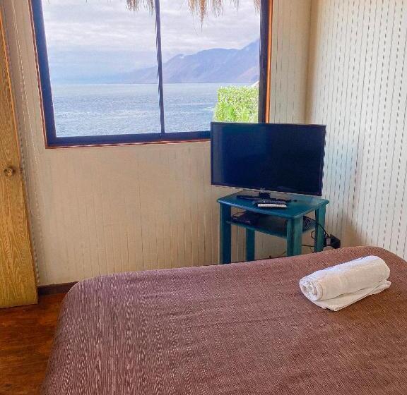 带1个卧室的带海景的公寓, Cabañas Caleta Hueso