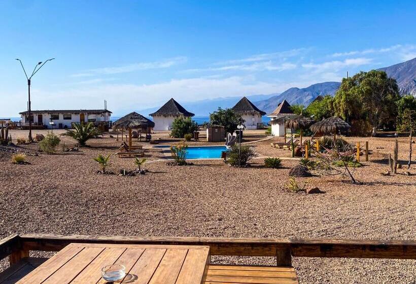 带大床的套房, Cabañas Caleta Hueso