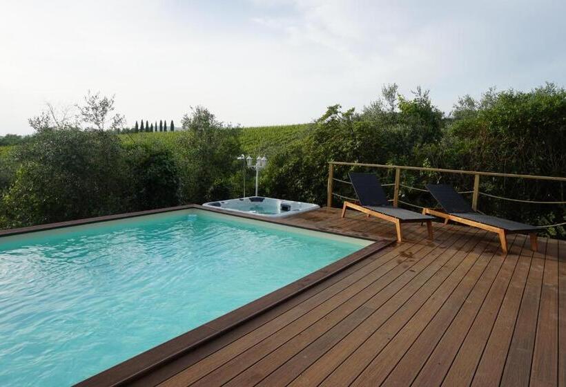 דירת חדר נוף לגינה, Casa Lucia In Chianti