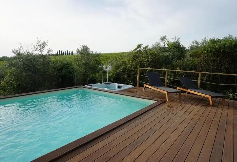 Huoneisto 1 Makuuhuone Puutarhanäkymä, Casa Lucia In Chianti