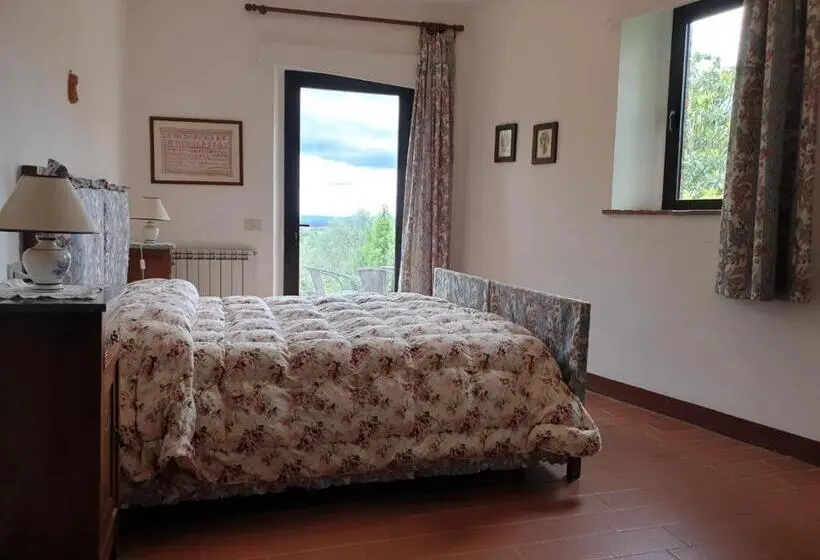 Huoneisto 1 Makuuhuone Puutarhanäkymä, Casa Lucia In Chianti