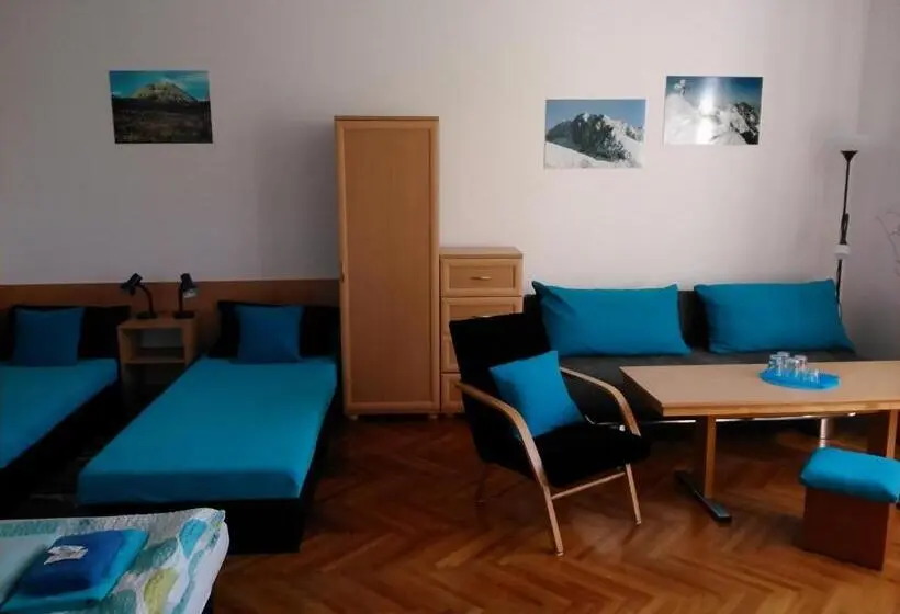 اتاق استاندارد چهارنفره با بالکن, Penzion Villa Gerlach