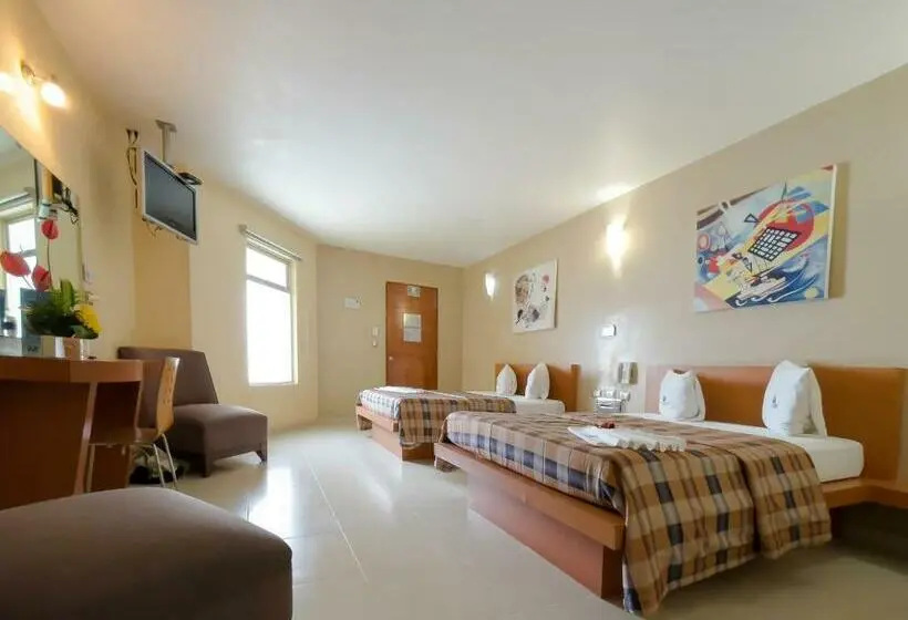 اتاق استاندارد با 2 تخت دوبل, Auto Hotel Mediterráneo