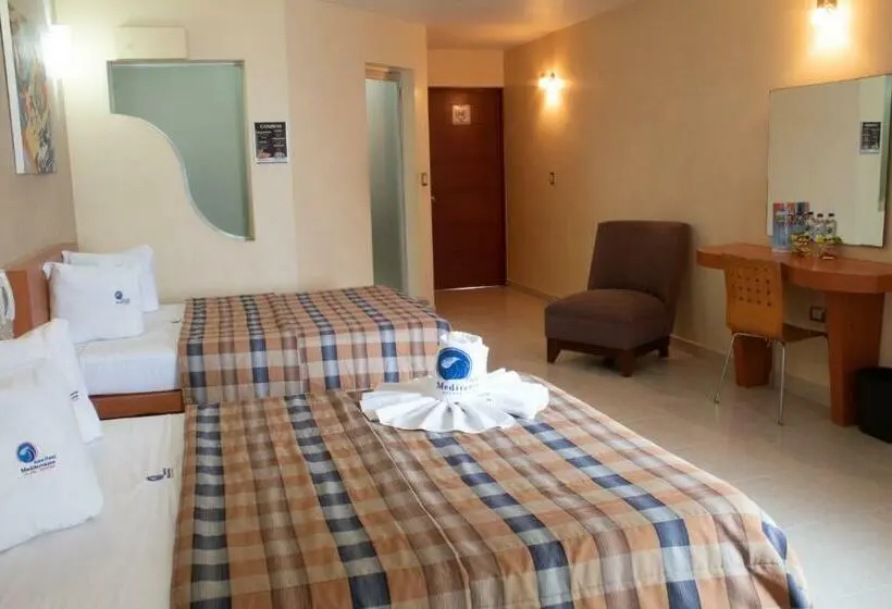 اتاق استاندارد با 2 تخت دوبل, Auto Hotel Mediterráneo