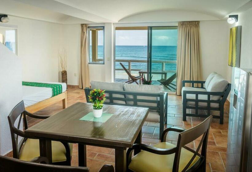 带海景的标准房, Caleta Tankah