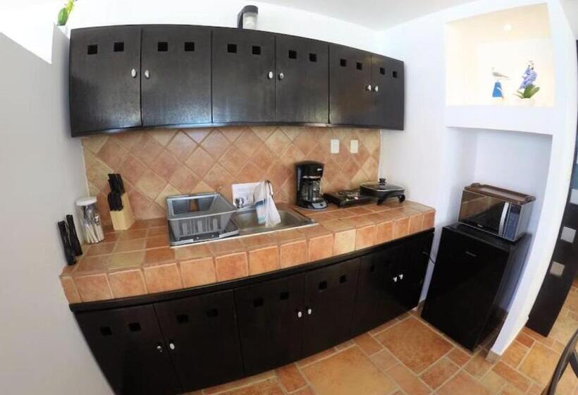 带1个卧室和海景的别墅, Caleta Tankah